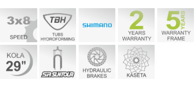 Onilus Muranus 3.0 29" Rower Górski