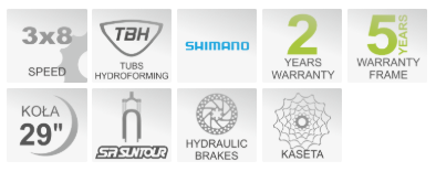 Onilus Muranus 3.0 29" Rower Górski